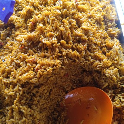 Jerof rice with Two beef 