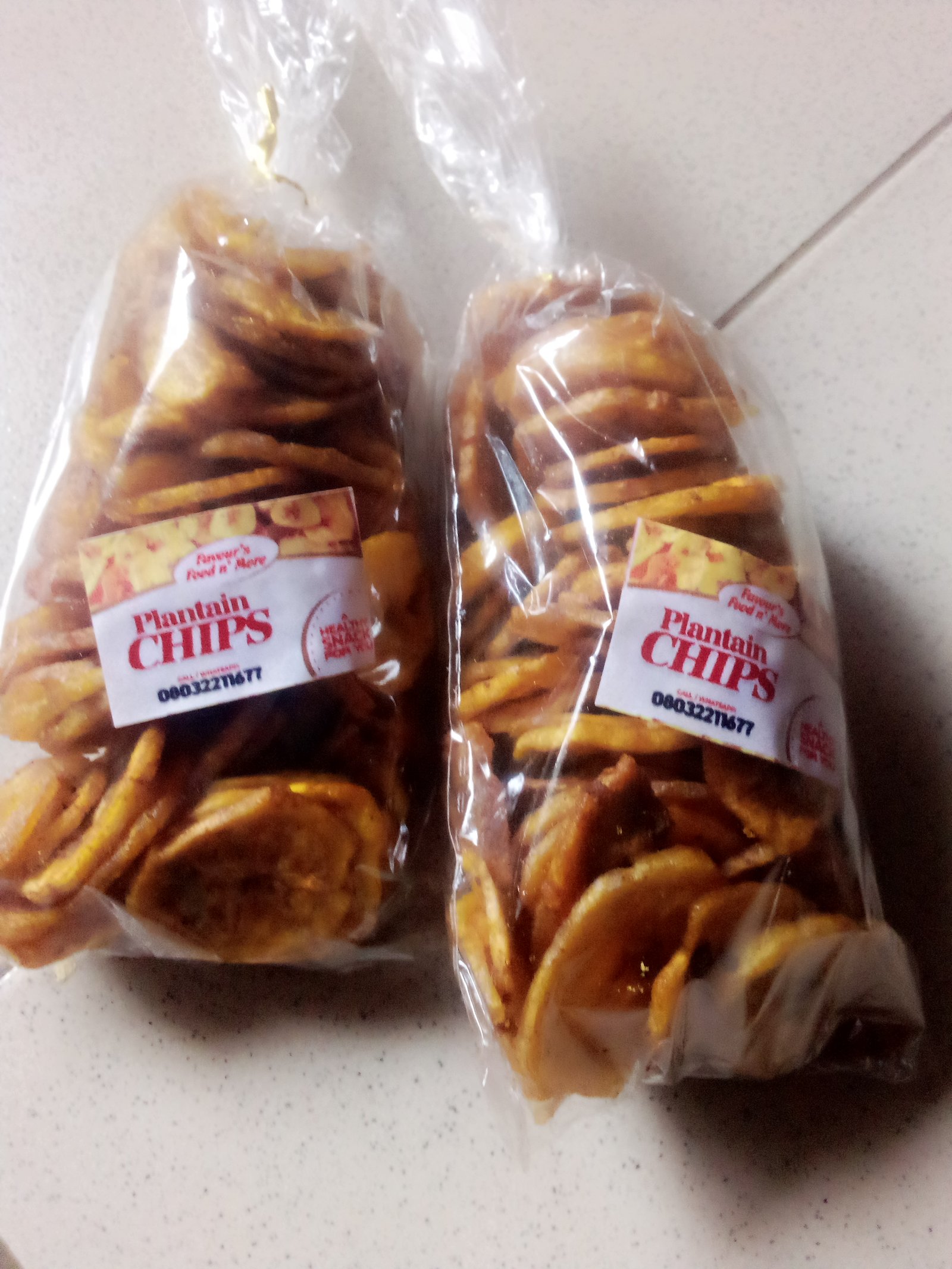 Plantain chips 