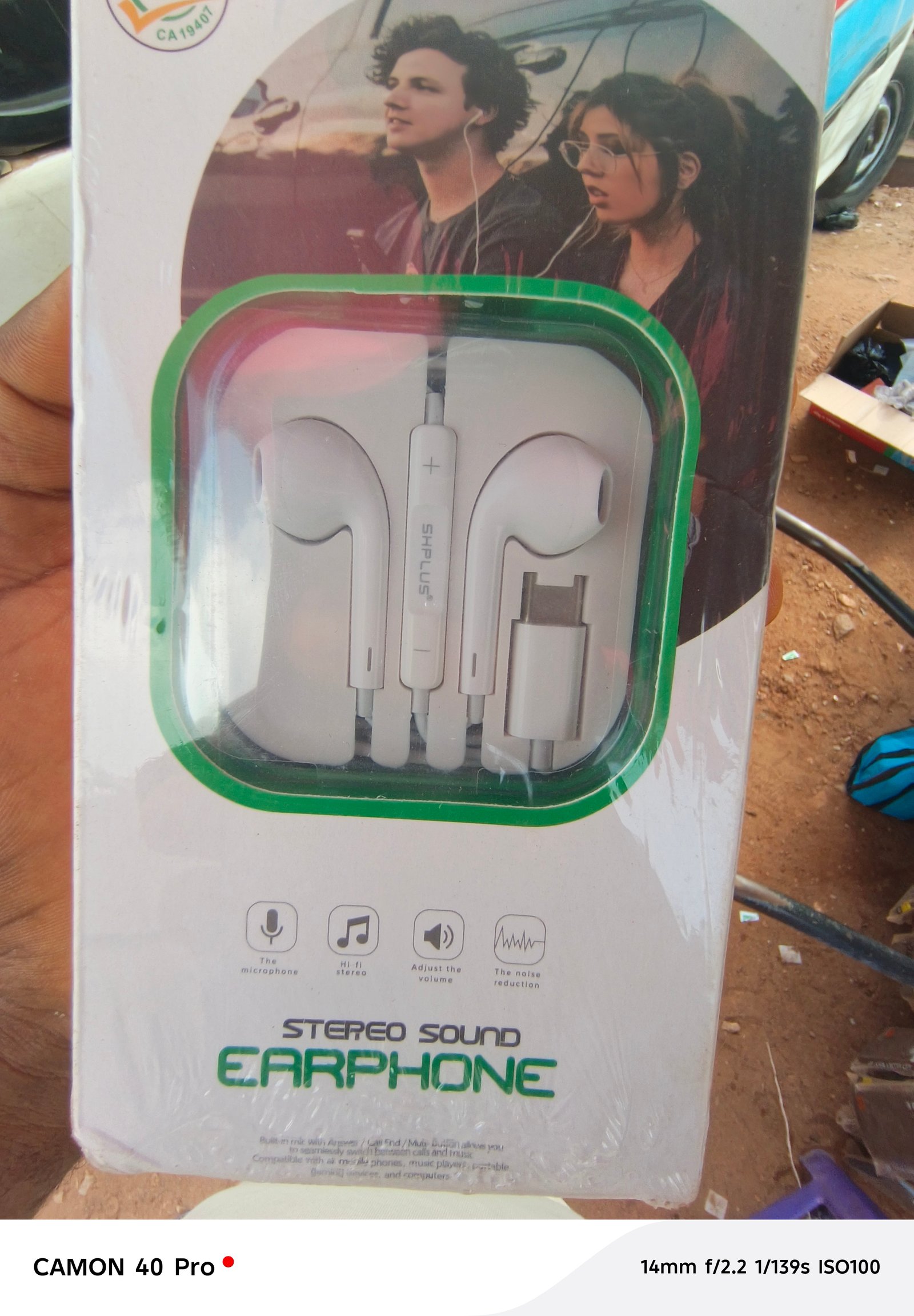 Type C ear phones