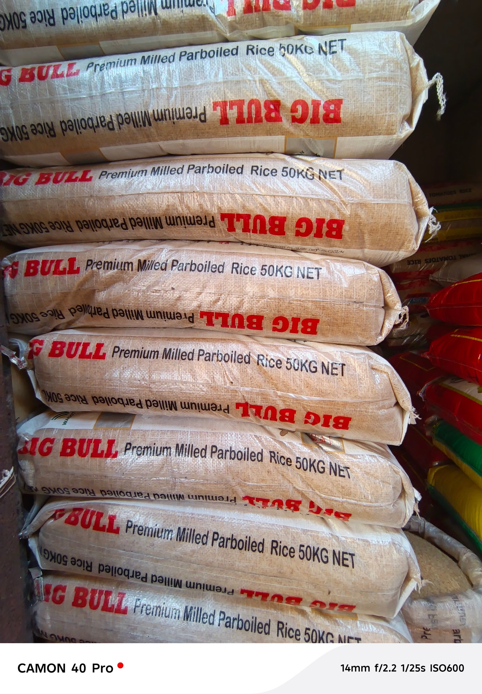 Big bull 50kg Rice