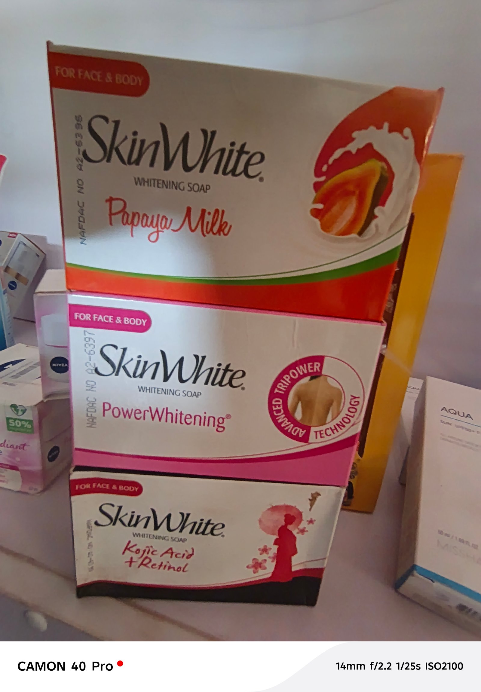 Skin white soap