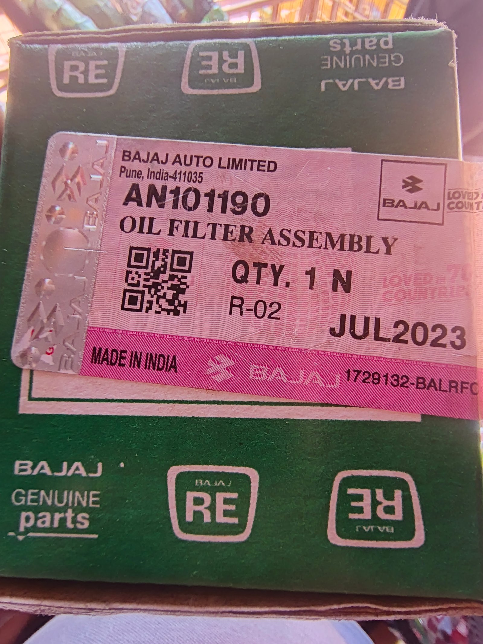 Oil filter Bajaja