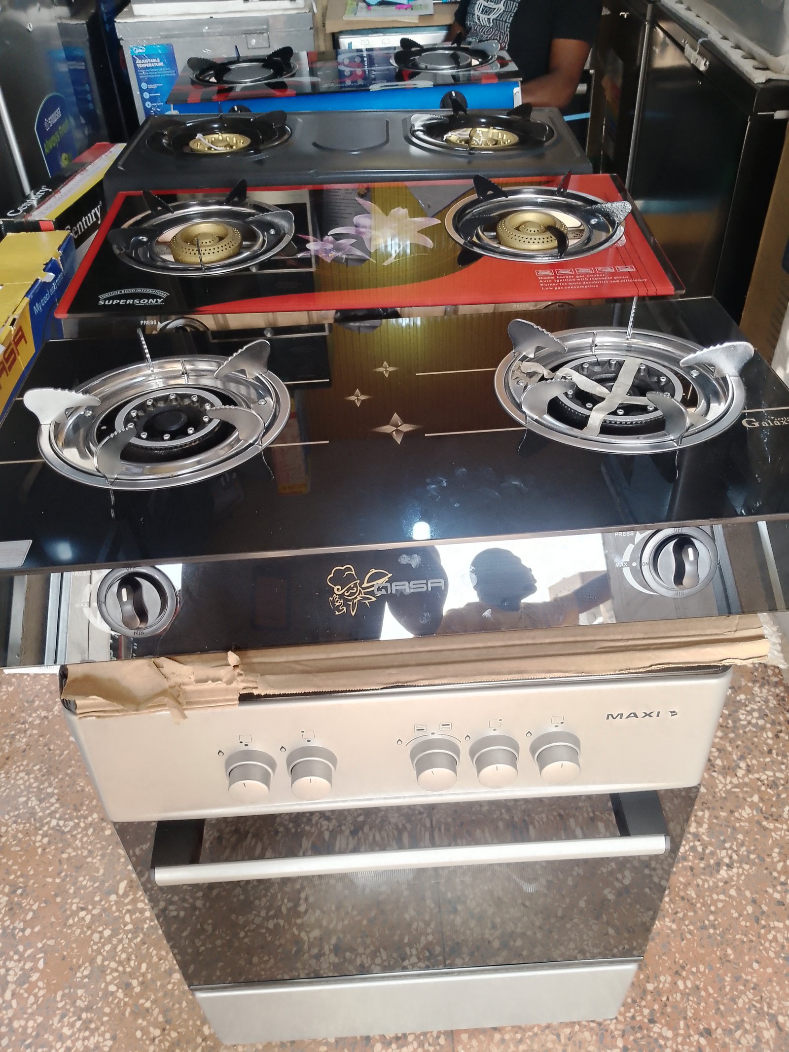 All types, sizes gas cooker 