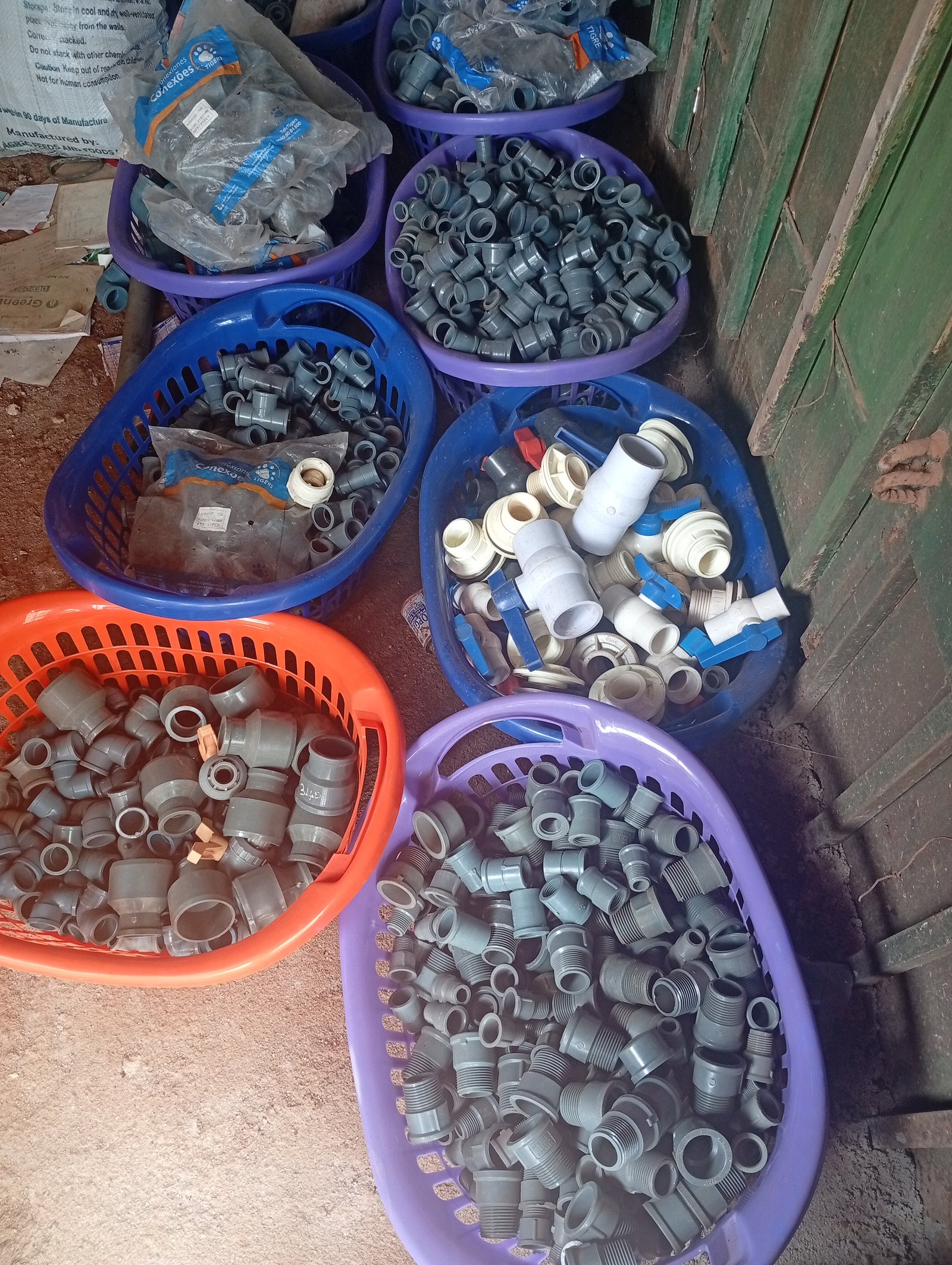 All plumbing fittings 