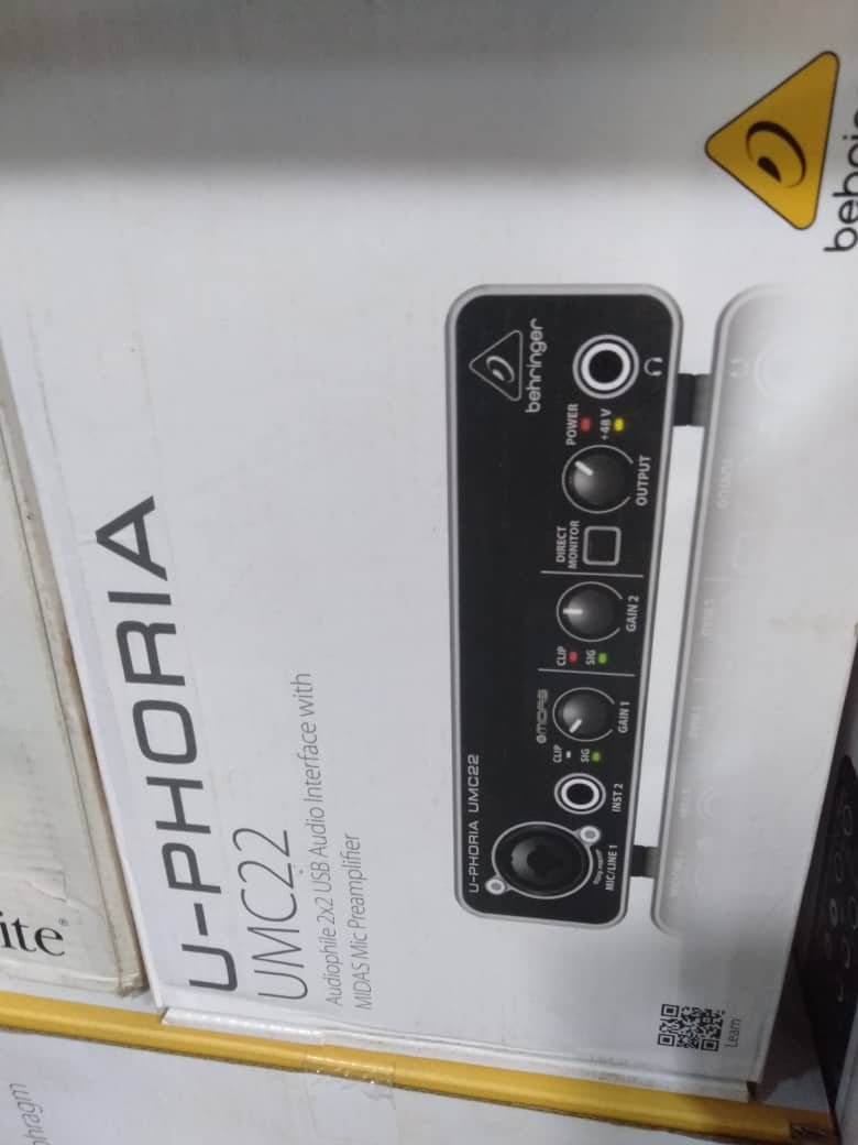 U-PHORIA UMC22 SOUND CARD 