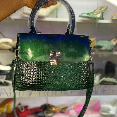 Mirror skin Green bag