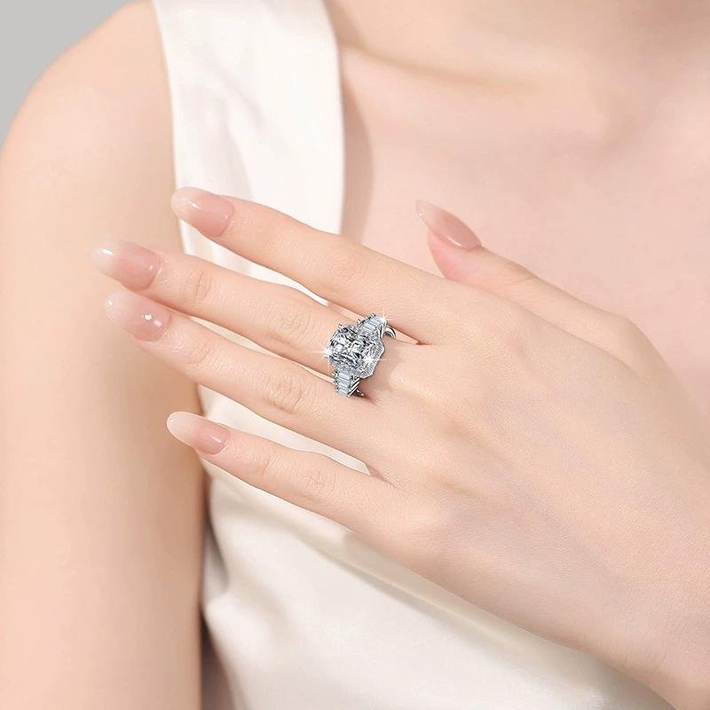 Moissanite Engagement Ring