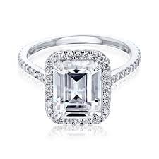 Emerald Moissanite Ring