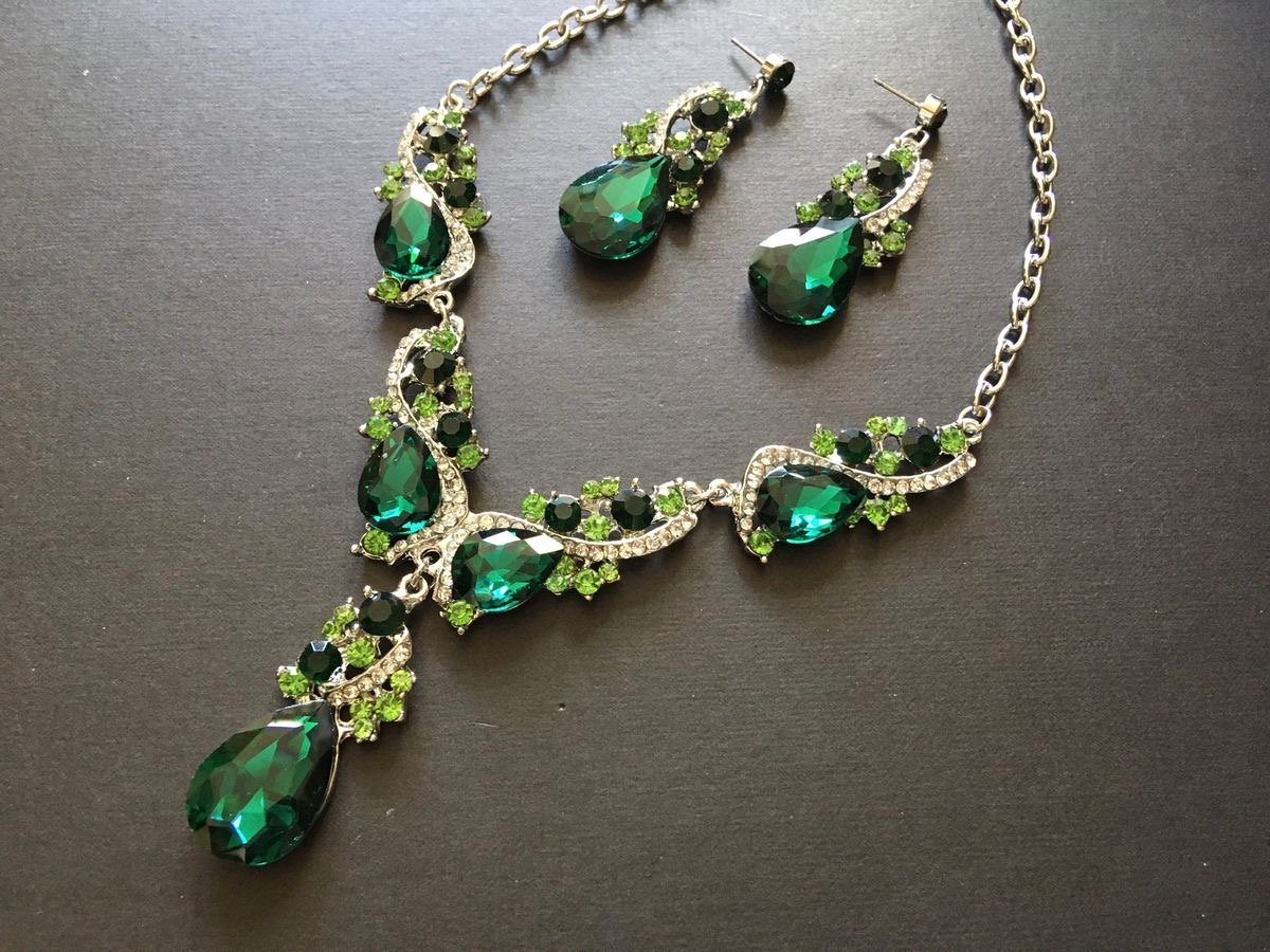 Crystal Necklace & Earring 