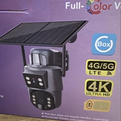 U box solar camera with dual l