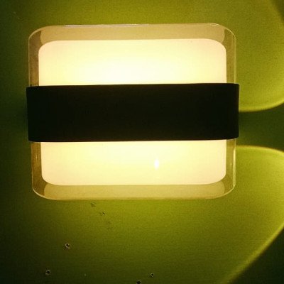 Led mix gold wall light
