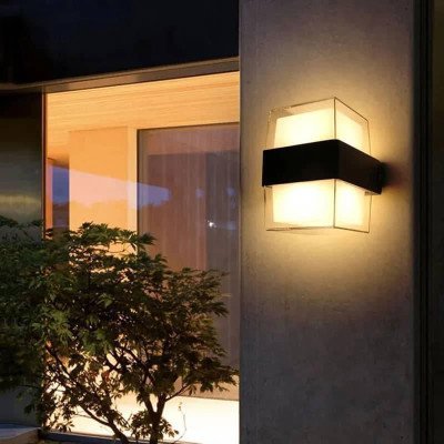 Led mix gold wall light