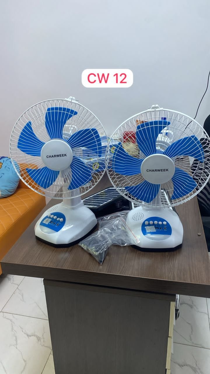 Solar Table Fan
