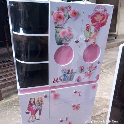 Baby wooden wardrobe 