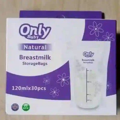 Breast milk storage packs 