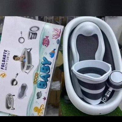 Foldable baby bath set 