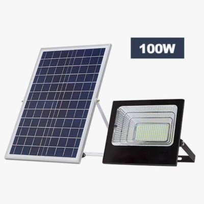 Solar light with panel 100w