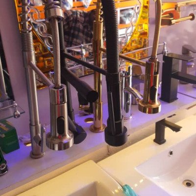 Big sink tap