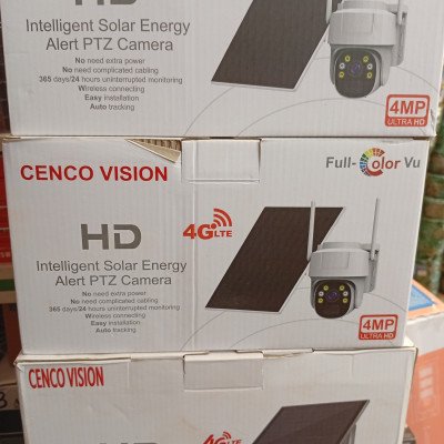 Dual lens Solar PTZ Camera 