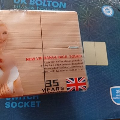 UK Bolton 2 gang switch 