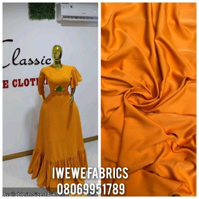 Quality thick crepe material